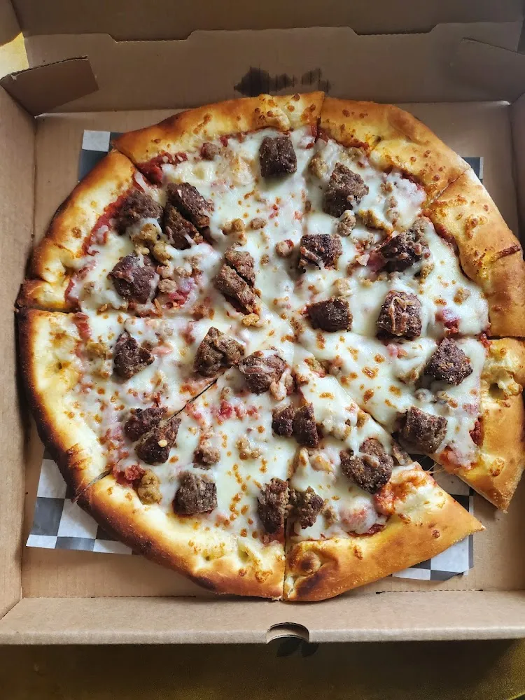 Meatball Pizza